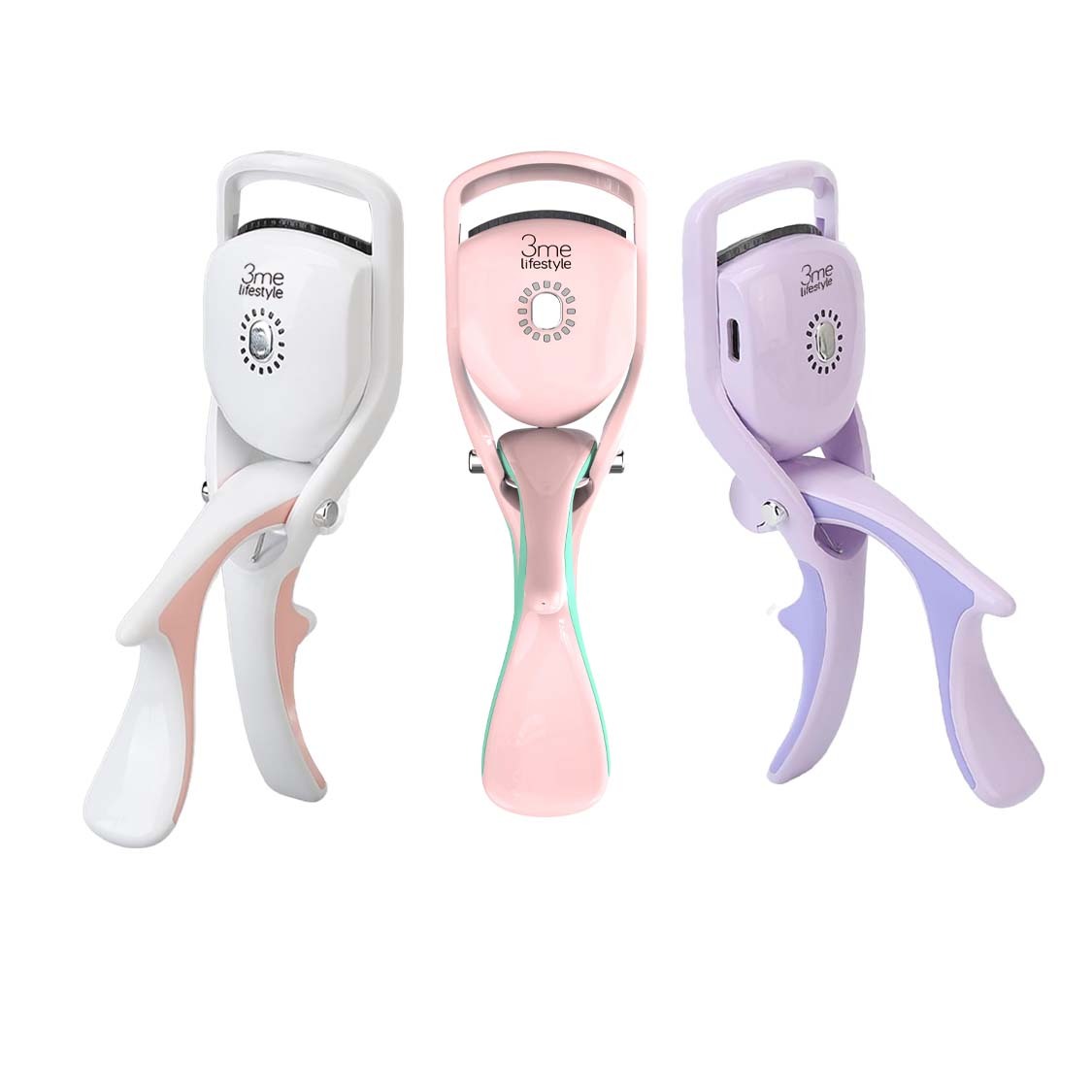 KS™3 Temperature Control Heated Eyelash Curlers Elevate Your Lash, Rapid Heat-up, USB Rechargeable, Natural Curling 24H Long Lasting For Women Gift