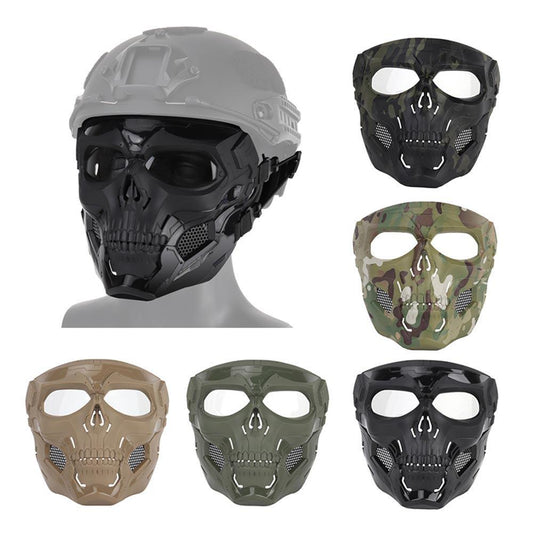 Skull Motorcycle Mask Helmet Insert