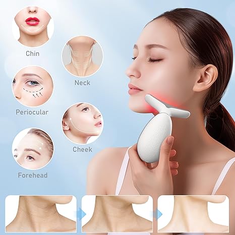 Face Lifting Intense Pulsed Wrinkles Reducing Massager, 7-in-1 Skin Care Tool