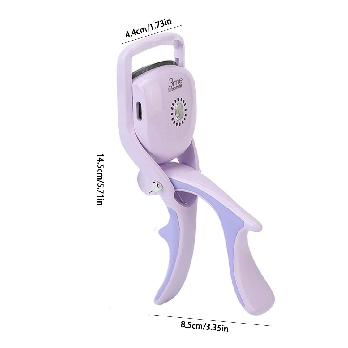 KS™3 Temperature Control Heated Eyelash Curlers Elevate Your Lash, Rapid Heat-up, USB Rechargeable, Natural Curling 24H Long Lasting For Women Gift